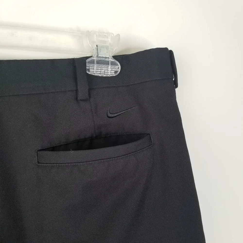 Nike Golf Dri-Fit Black Shorts Size 36 Athletic Casual